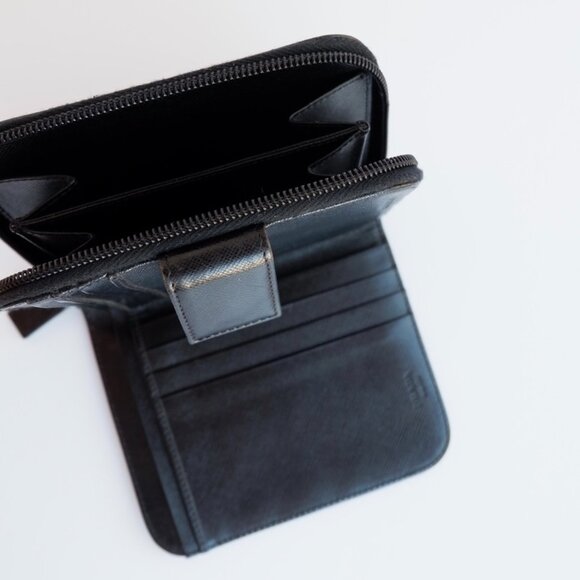Authentic Preowned Prada Black Saffiano Leather Bi-Fold Wallet - Picture 12 of 13